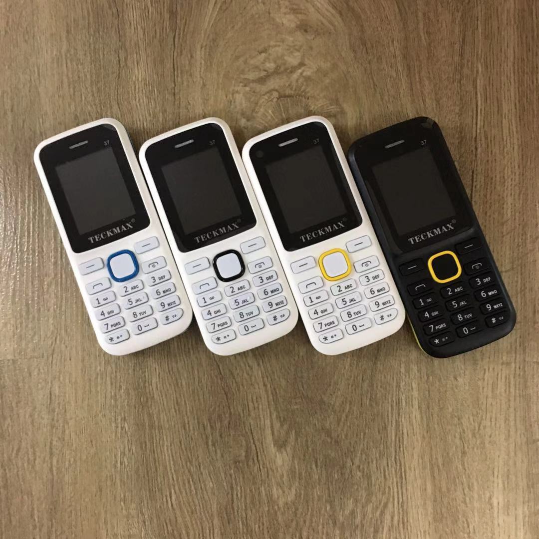 (White/Blue)OEM TECKMAX 37 Dual Sim Basic Phone 95% NEW(Ready Stock)